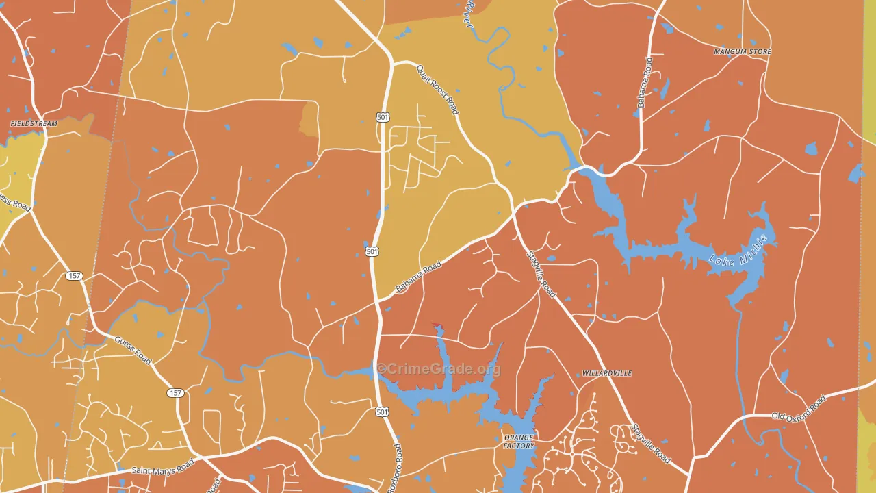 27503, NC Map of Vehicle Theft Rates