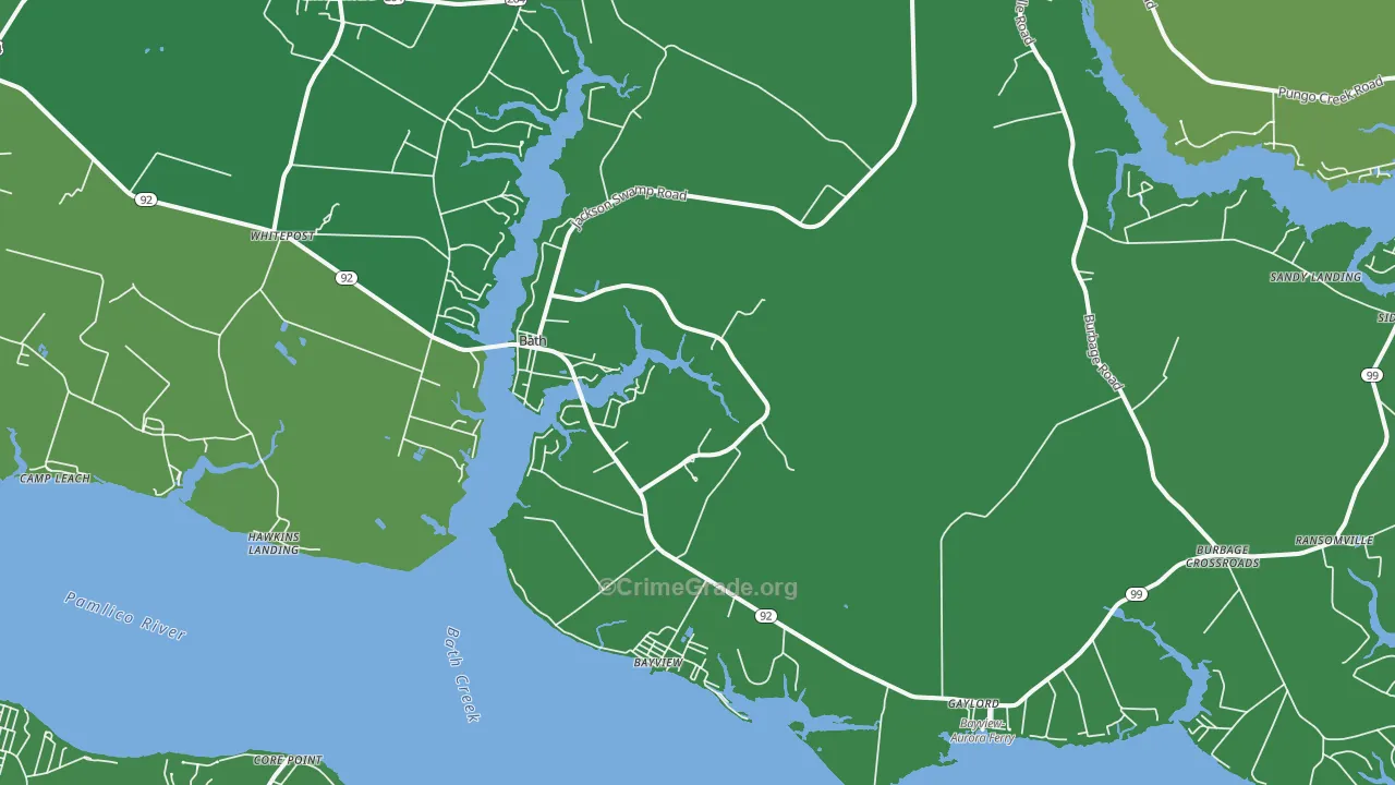 27808, NC Map of Vehicle Theft Rates