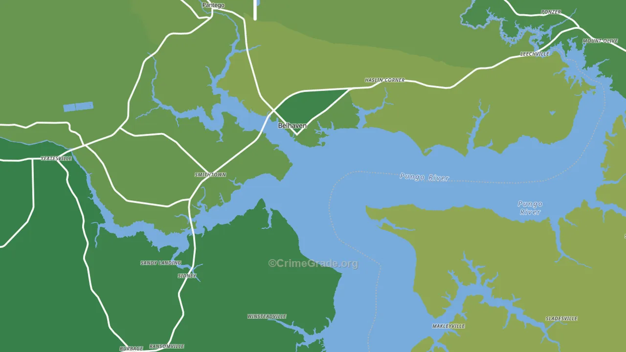 27810, NC Map of Vehicle Theft Rates