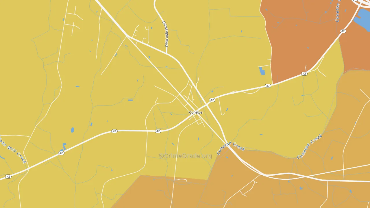 27819, NC Map of Vehicle Theft Rates