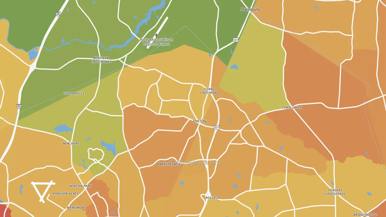 27822, NC Map of Vehicle Theft Rates