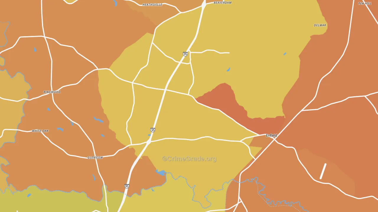 27823, NC Map of Vehicle Theft Rates