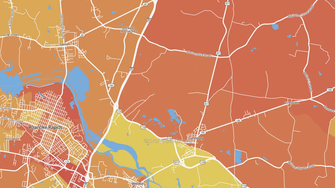 27831, NC Map of Vehicle Theft Rates