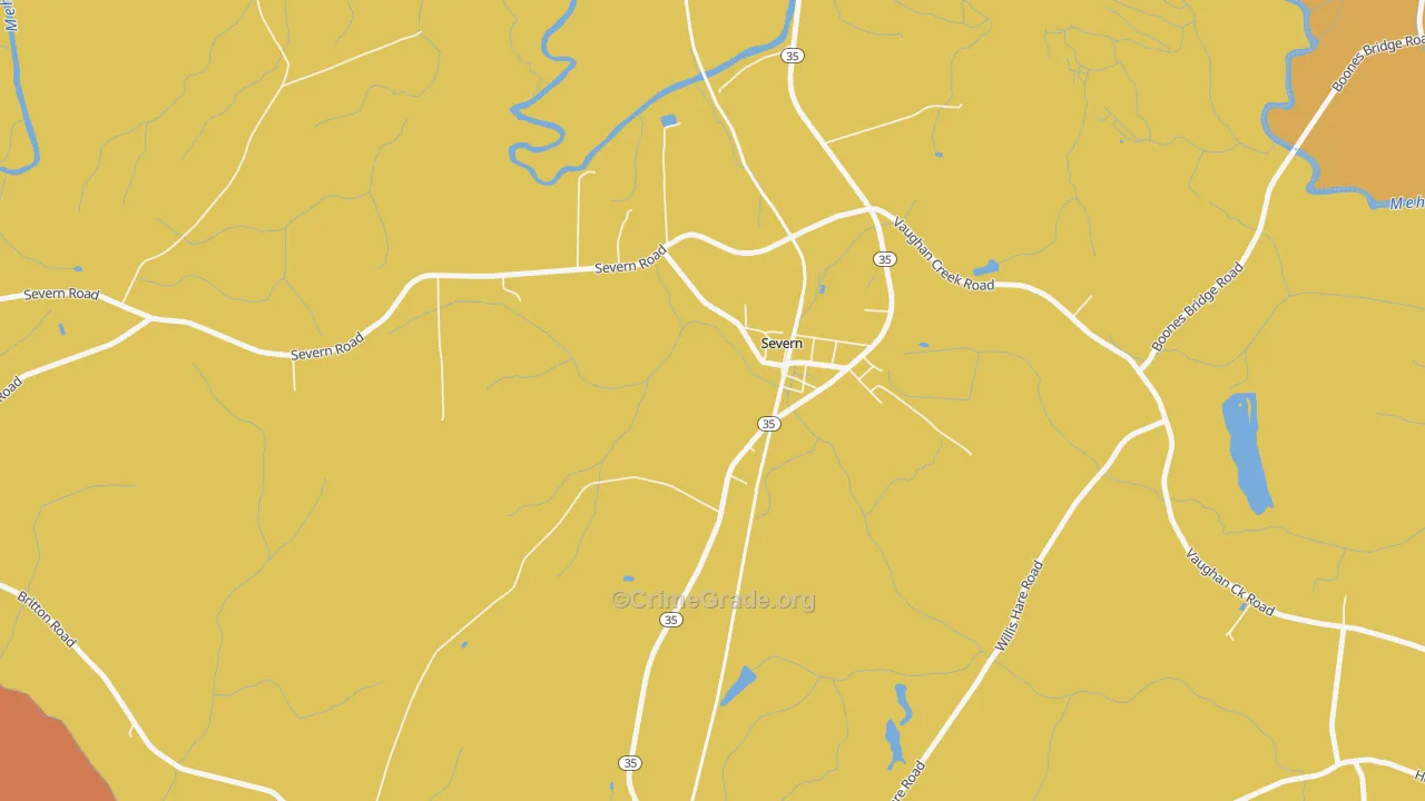 27877, NC Map of Vehicle Theft Rates