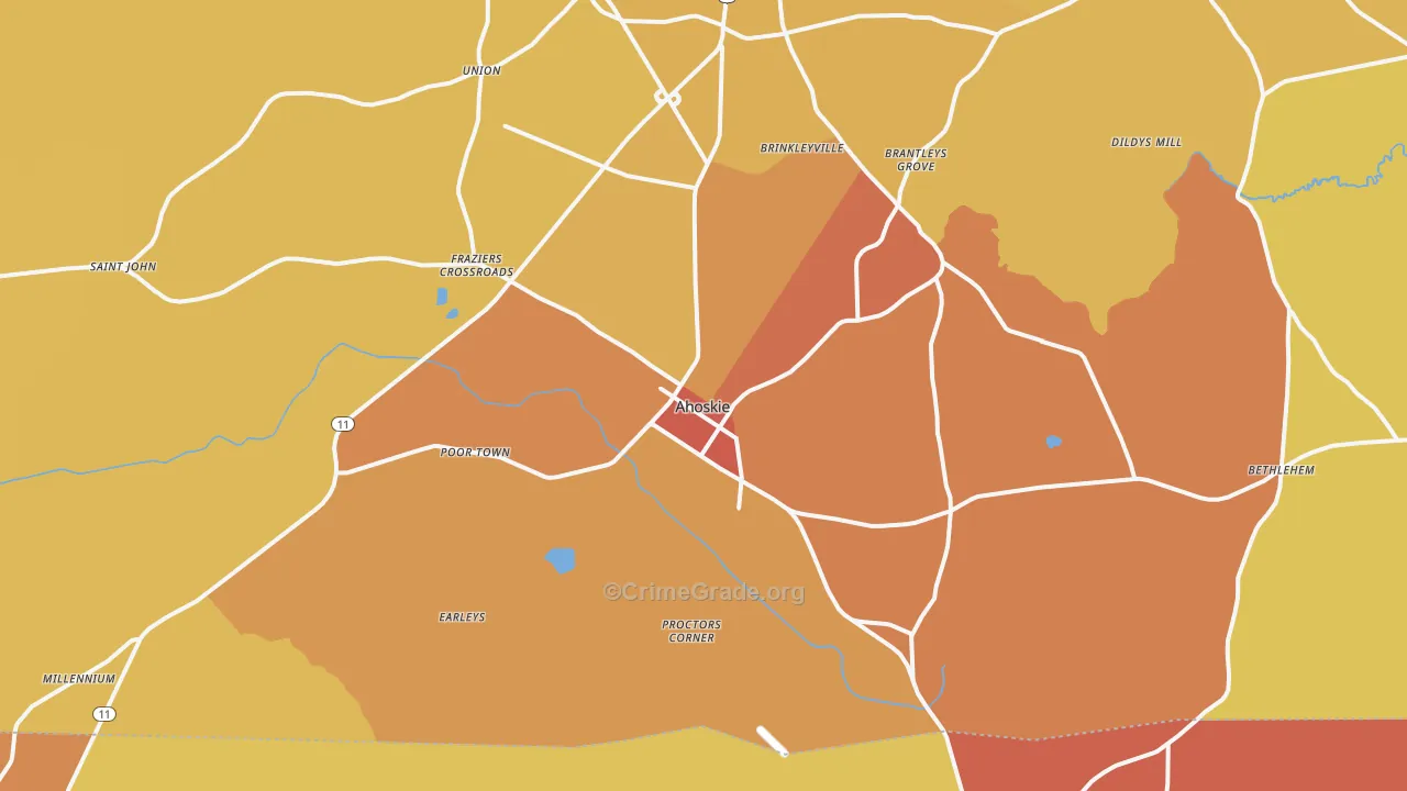 27910, NC Map of Vehicle Theft Rates