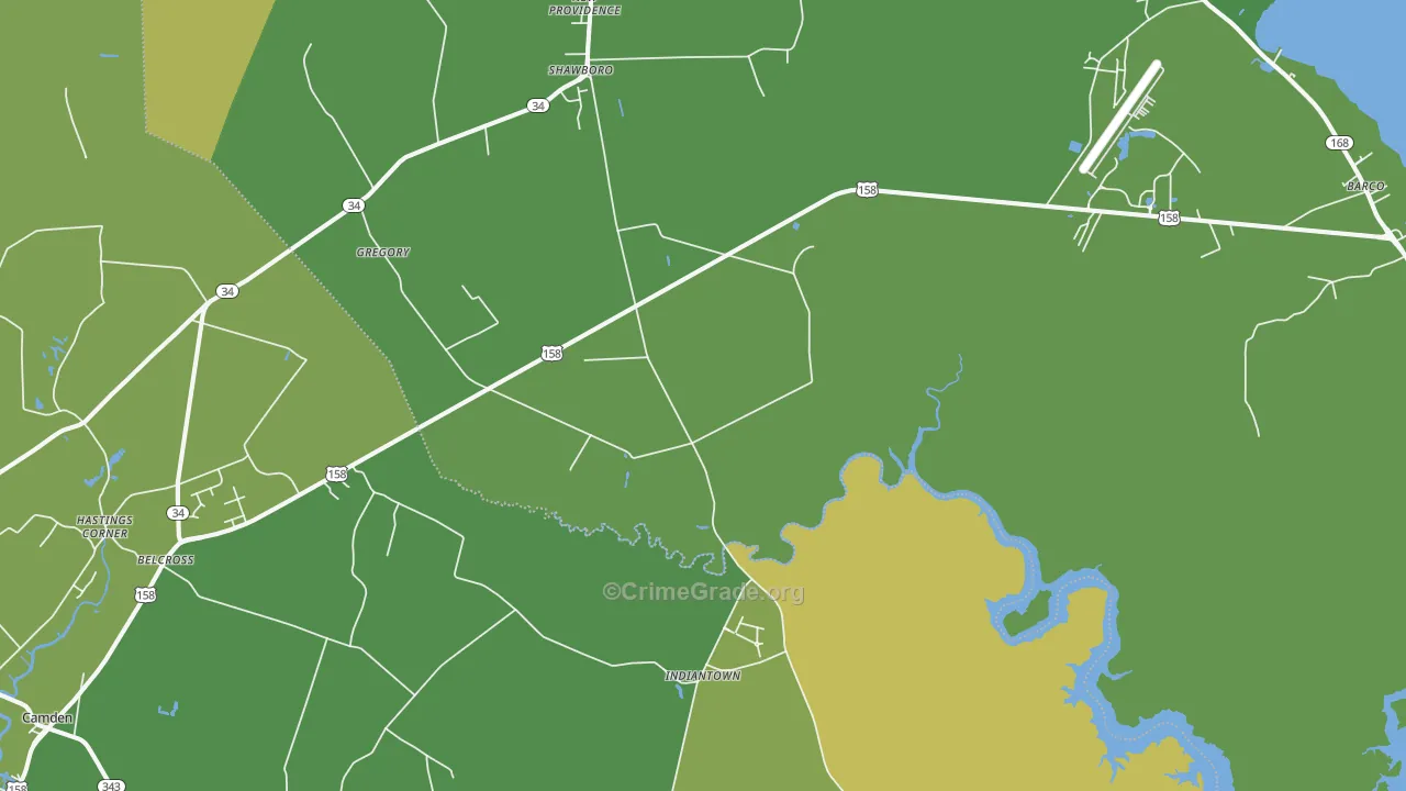 27973, NC Map of Vehicle Theft Rates