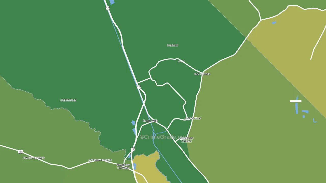 27976, NC Map of Vehicle Theft Rates