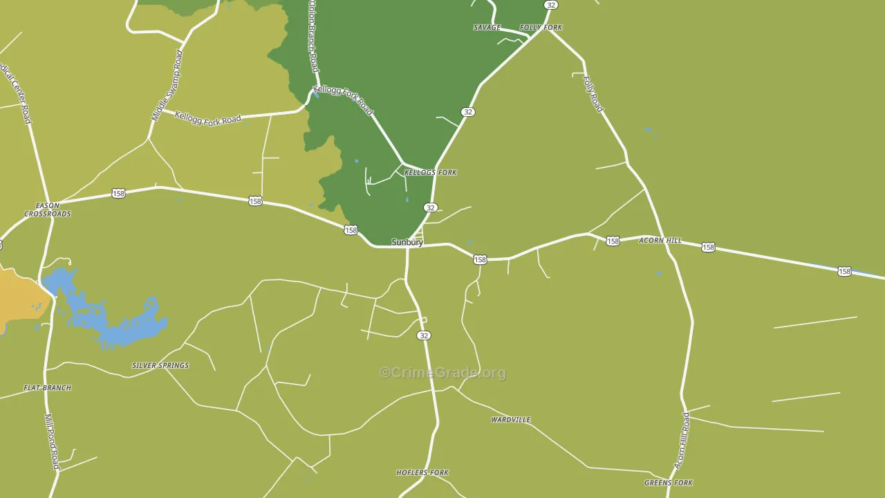 27979, NC Map of Vehicle Theft Rates