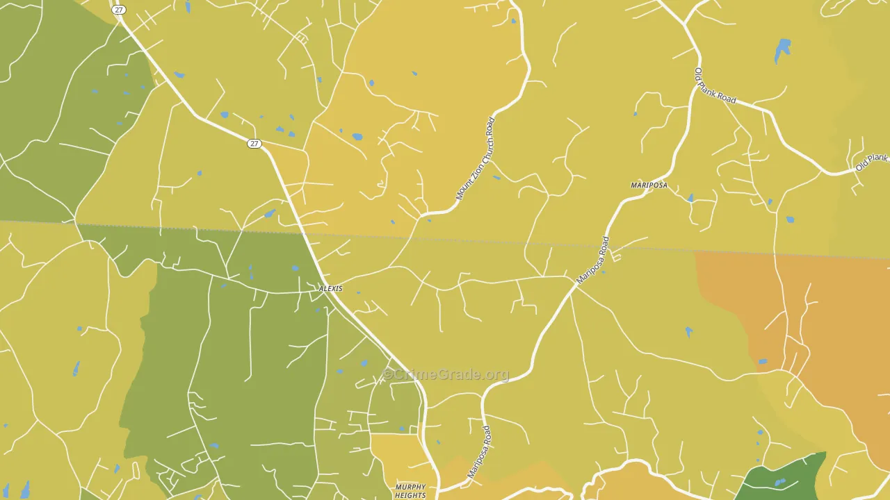 28006, NC Map of Vehicle Theft Rates