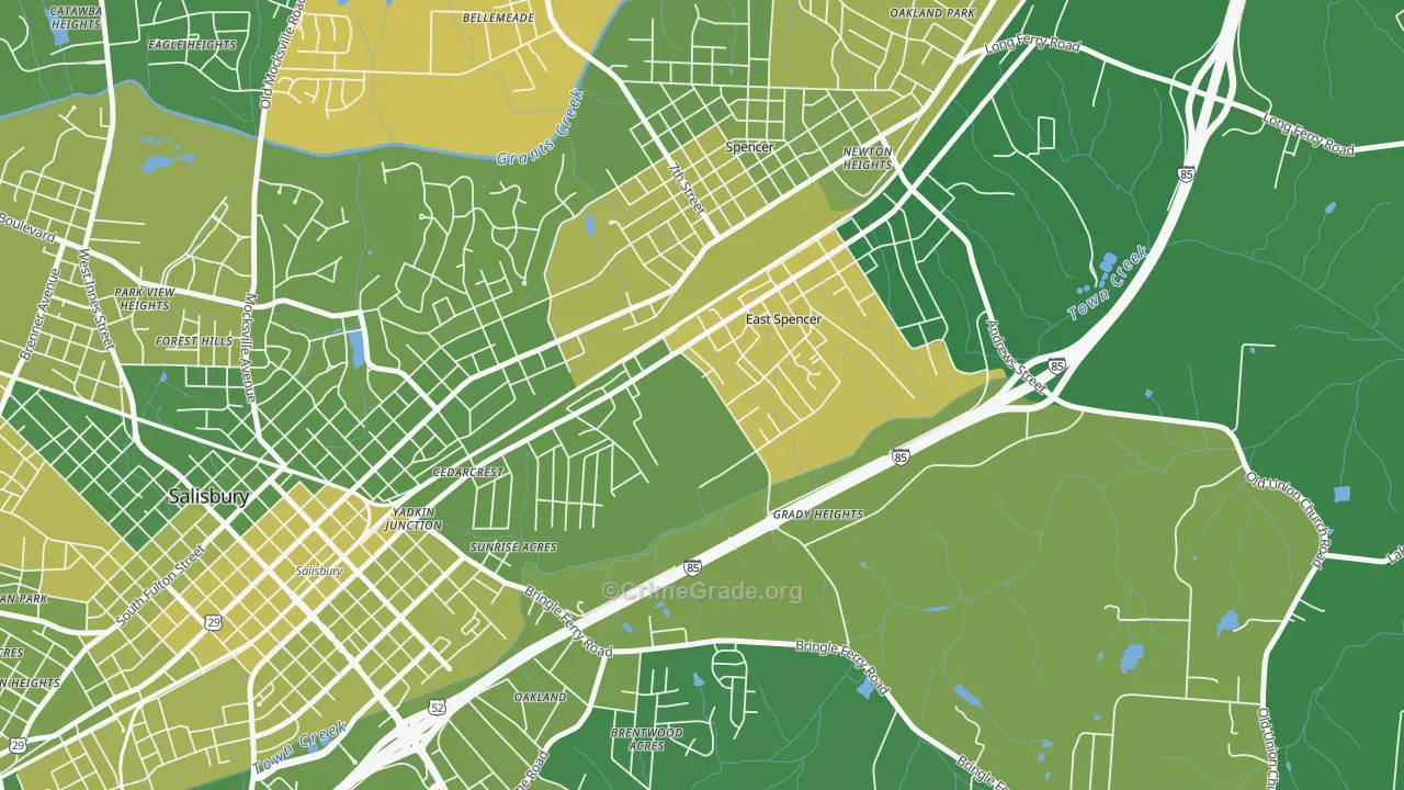 28039, NC Map of Vehicle Theft Rates