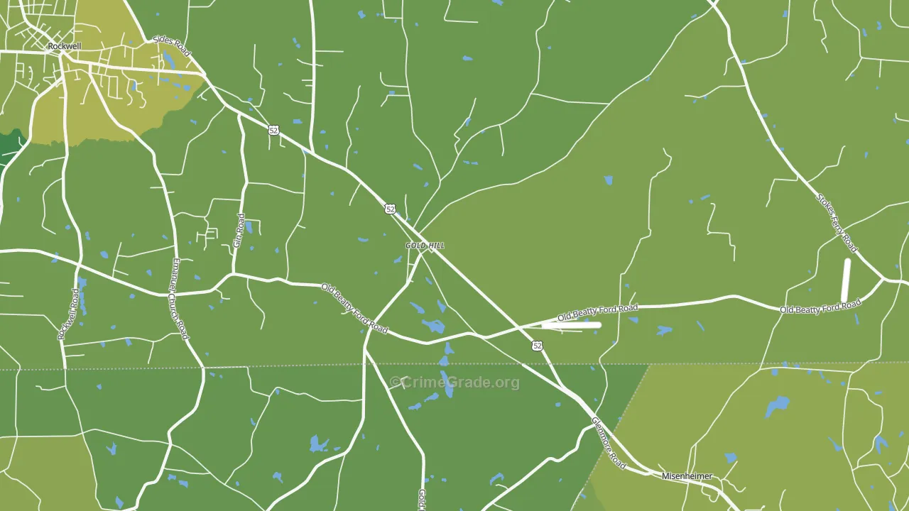 28071, NC Map of Vehicle Theft Rates