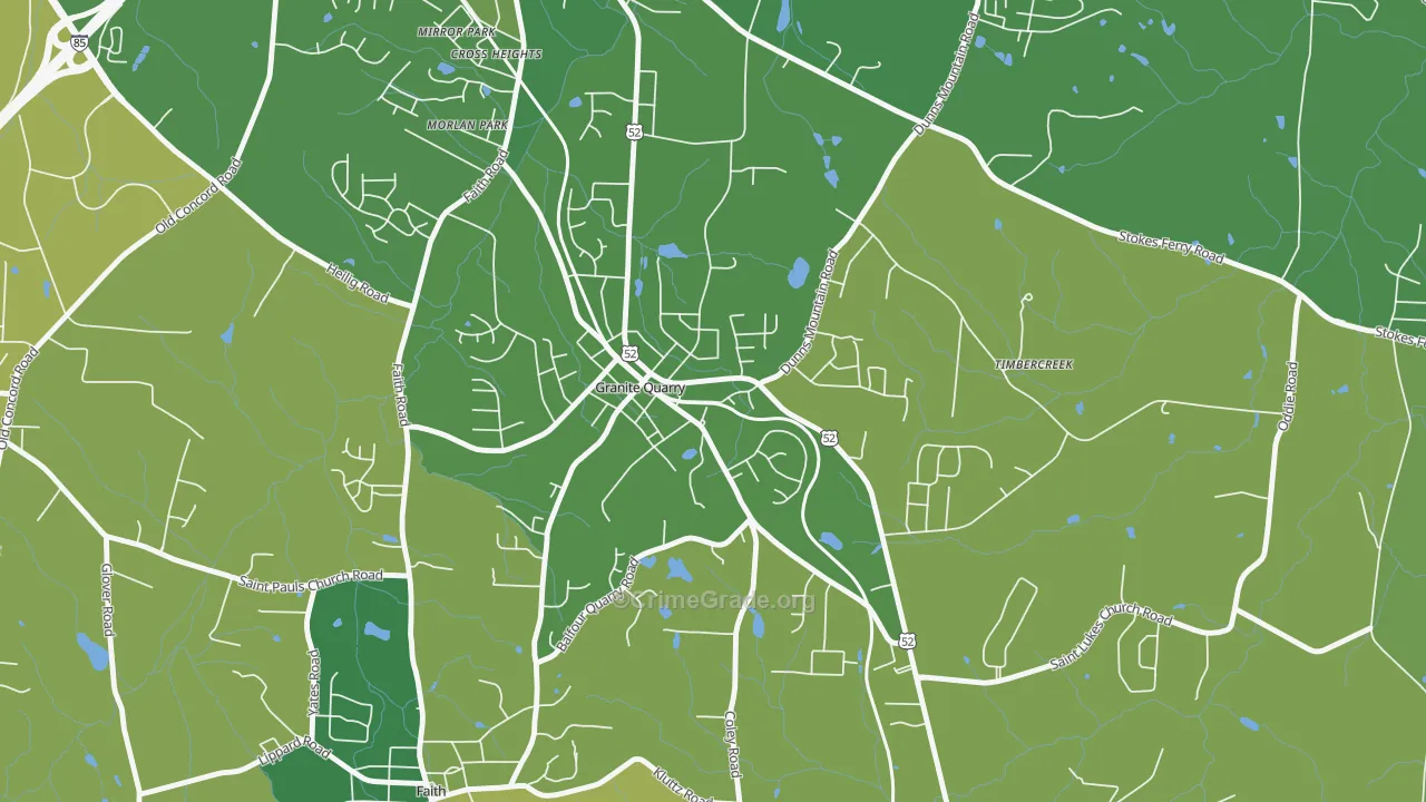 28072, NC Map of Vehicle Theft Rates