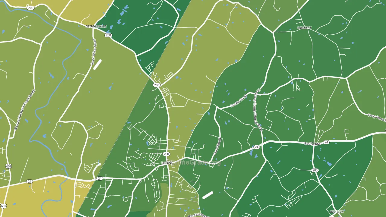 28097, NC Map of Vehicle Theft Rates
