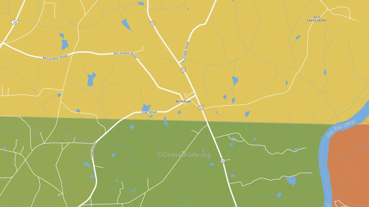 28102, NC Map of Vehicle Theft Rates