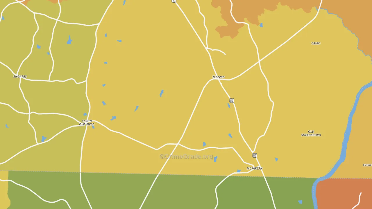 28119, NC Map of Vehicle Theft Rates