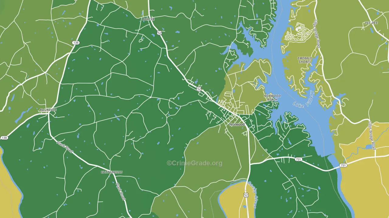 28128, NC Map of Vehicle Theft Rates