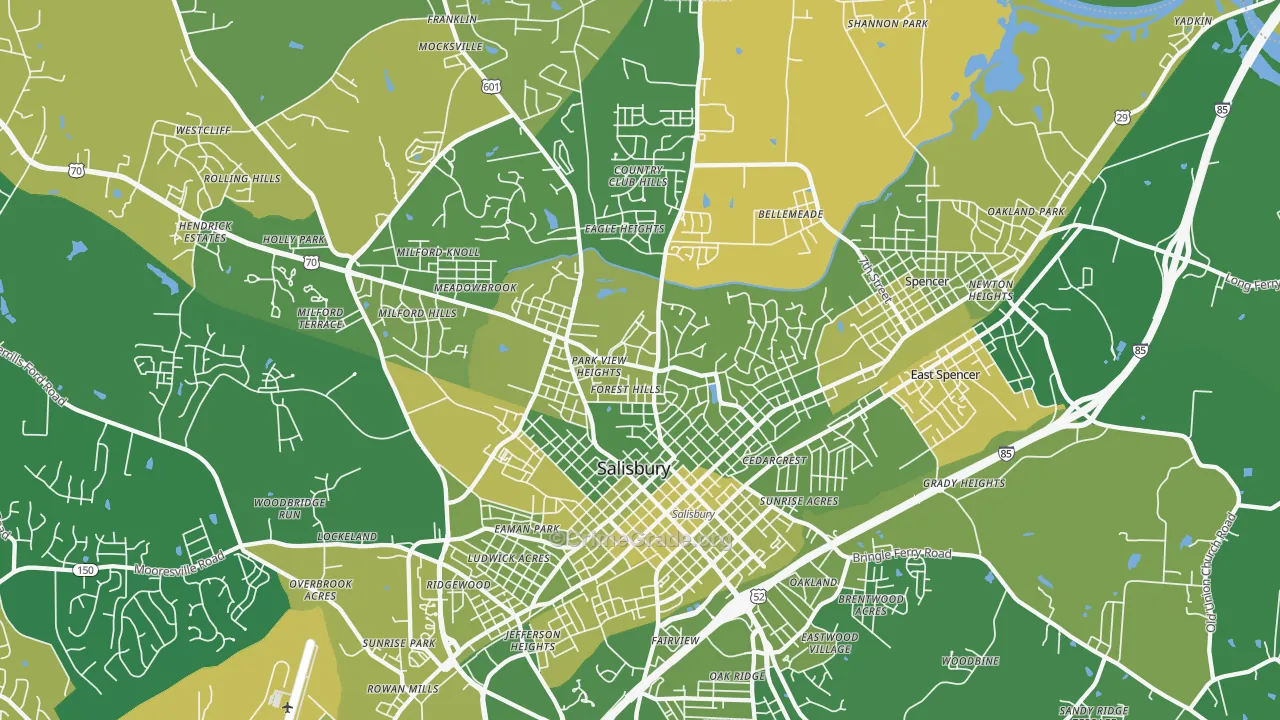 28144, NC Map of Vehicle Theft Rates