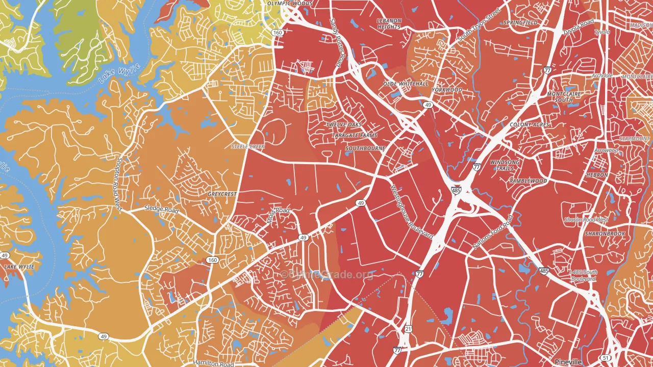 28273, NC Map of Vehicle Theft Rates