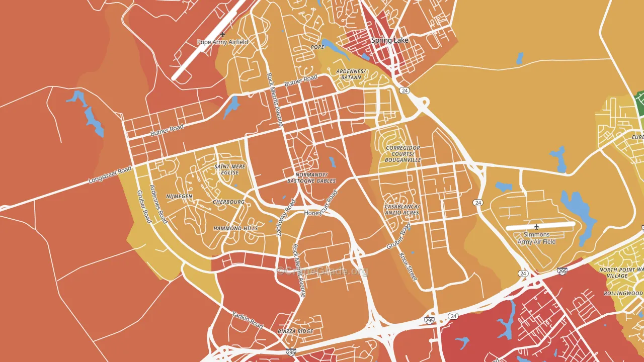 28307, NC Map of Vehicle Theft Rates