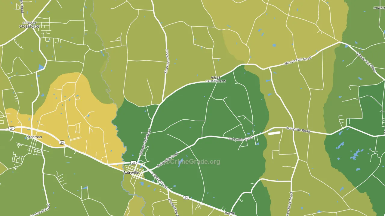 28318, NC Map of Vehicle Theft Rates