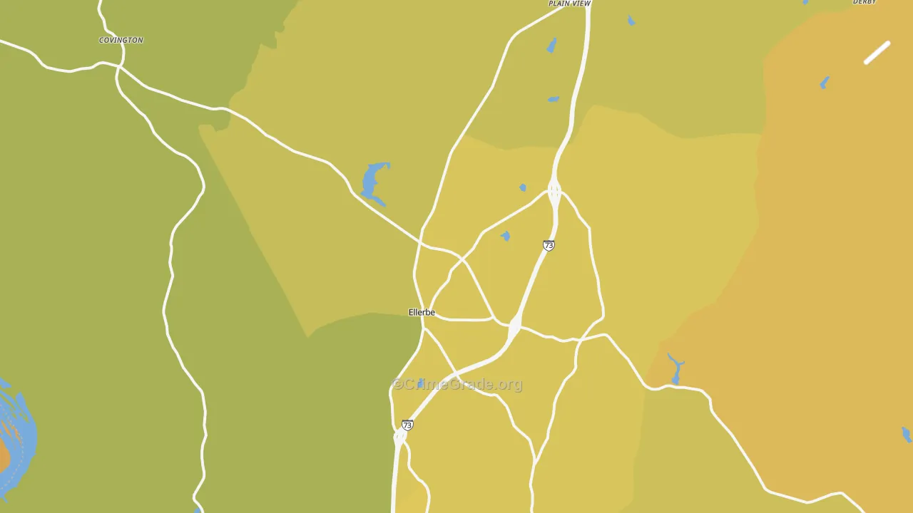 28338, NC Map of Vehicle Theft Rates