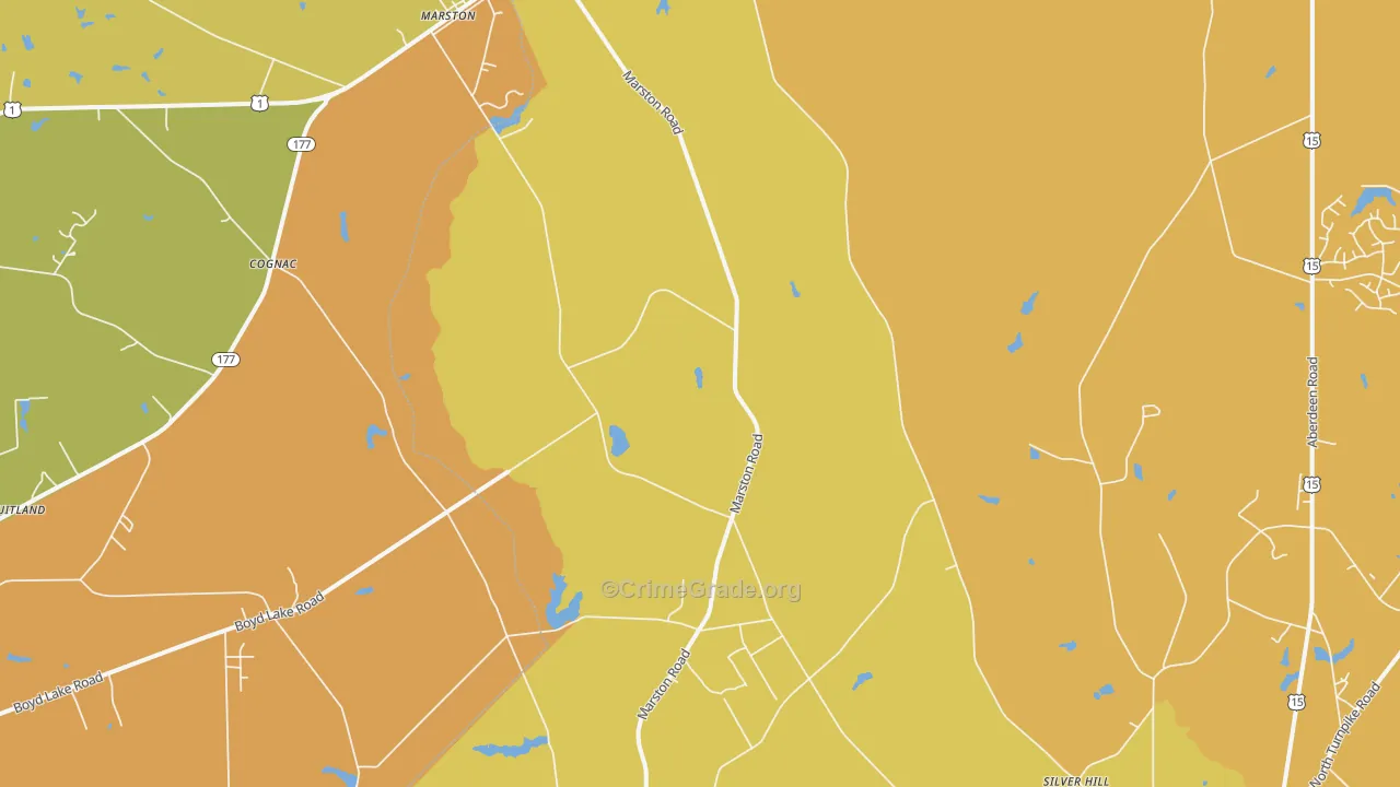 28363, NC Map of Vehicle Theft Rates