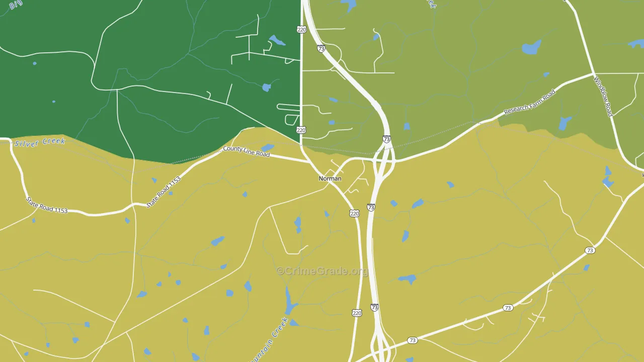 28367, NC Map of Vehicle Theft Rates