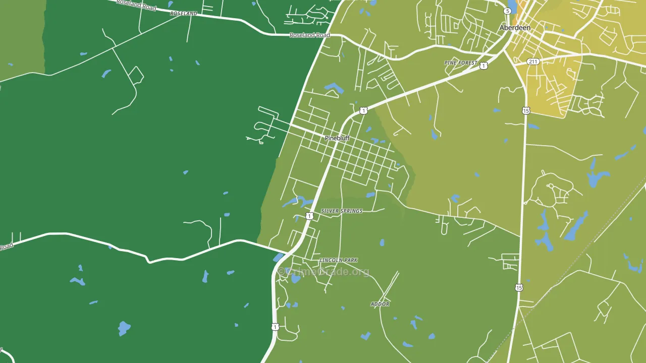 28373, NC Map of Vehicle Theft Rates