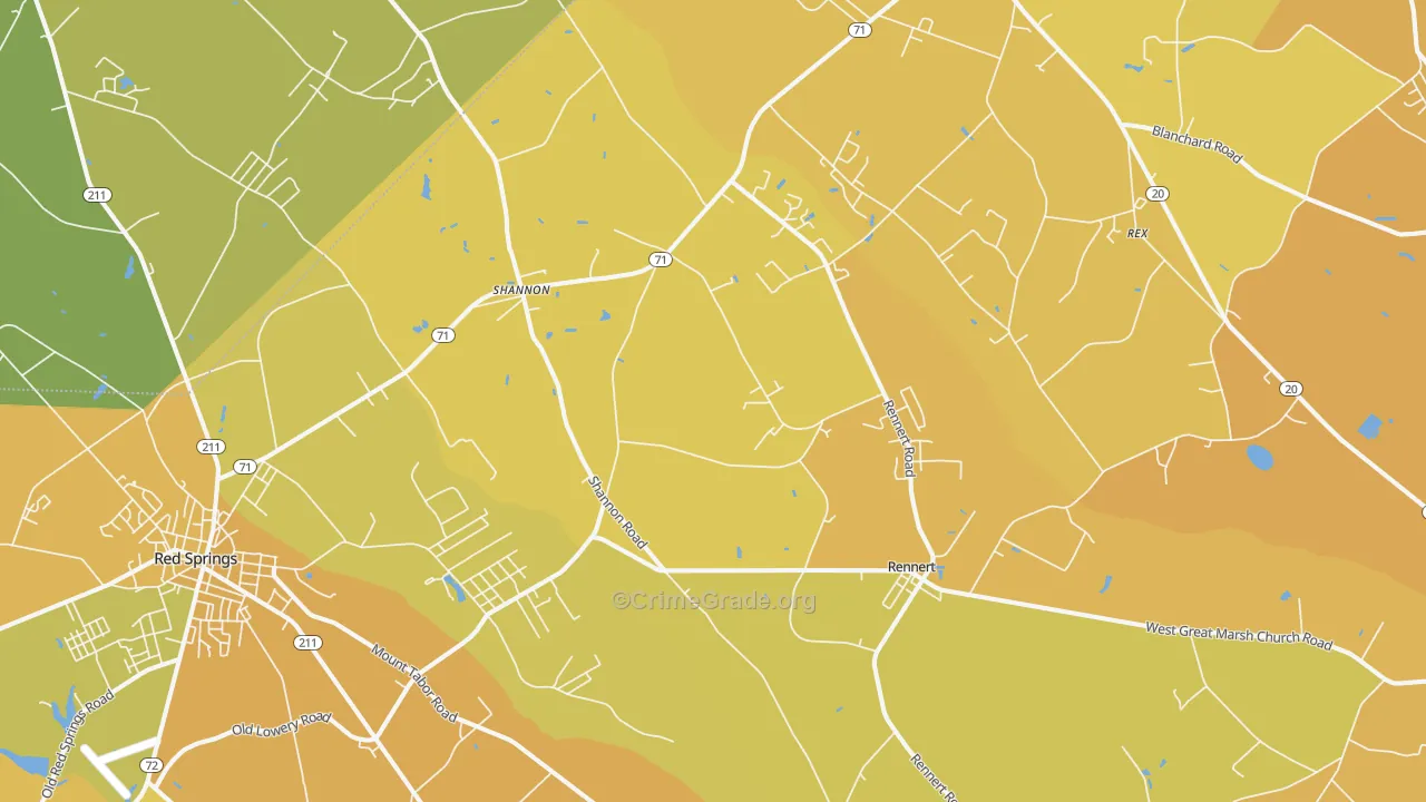 28386, NC Map of Vehicle Theft Rates