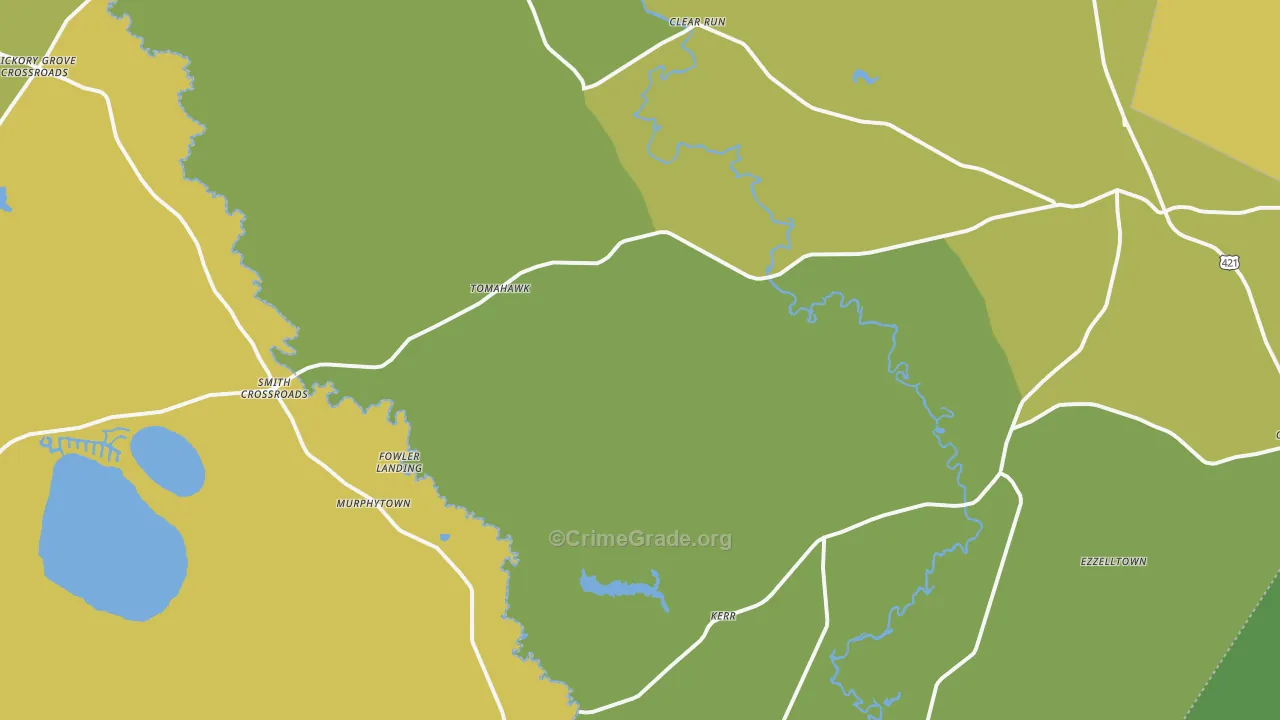 28444, NC Map of Vehicle Theft Rates