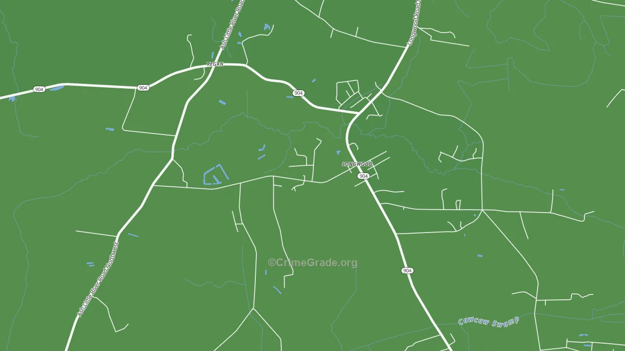28452, NC Map of Vehicle Theft Rates