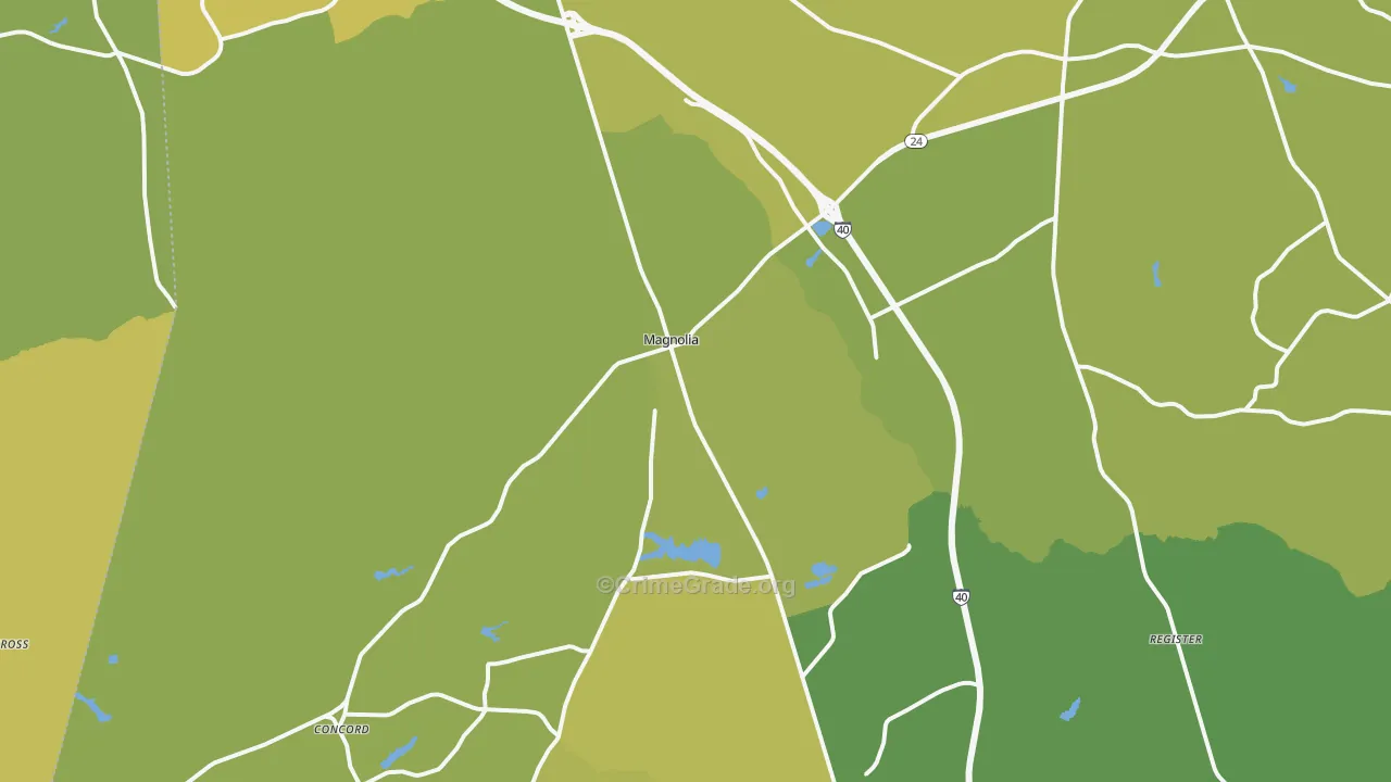28453, NC Map of Vehicle Theft Rates