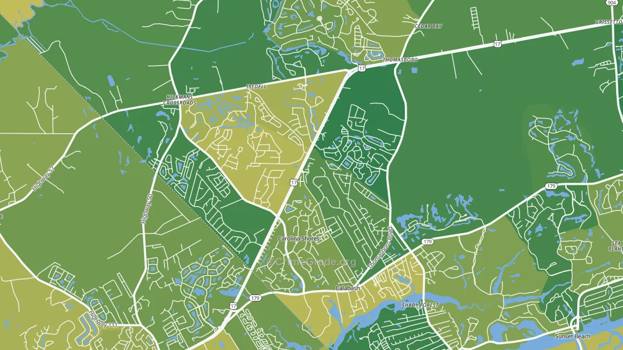 28467, NC Map of Vehicle Theft Rates