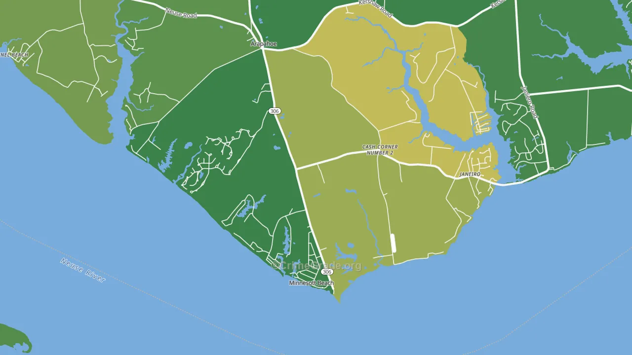 28510, NC Map of Vehicle Theft Rates