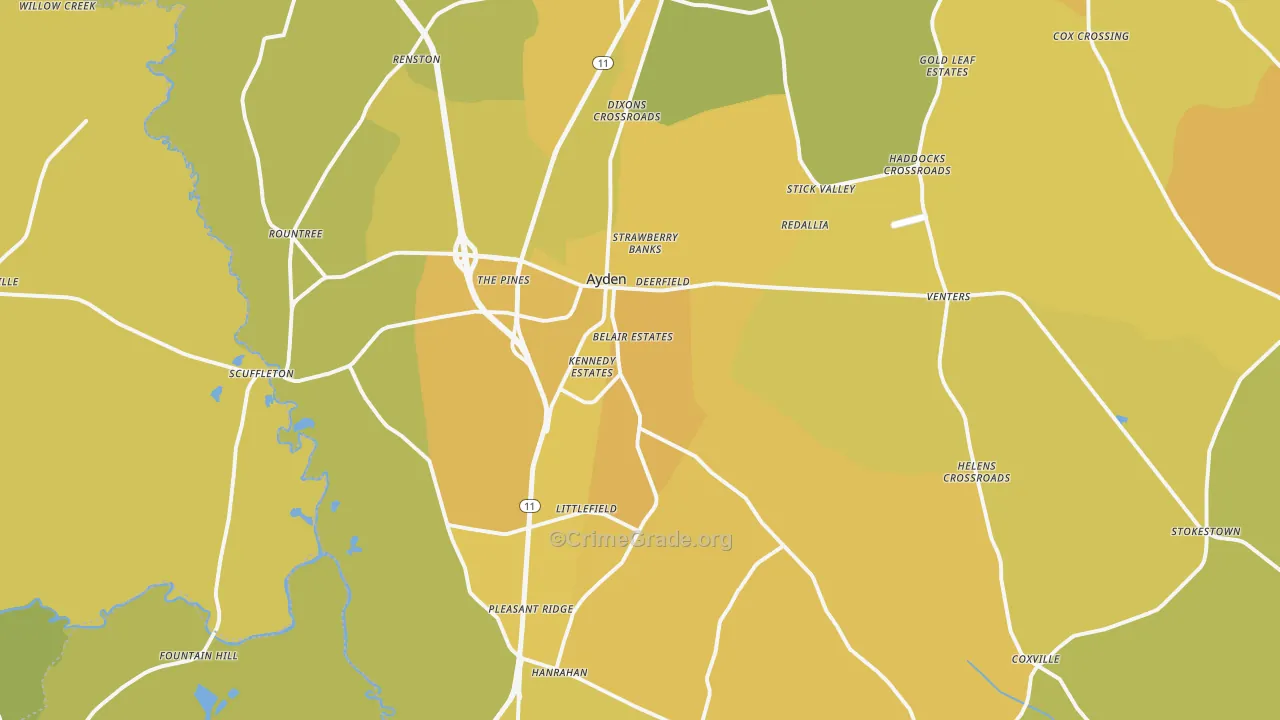 28513, NC Map of Vehicle Theft Rates