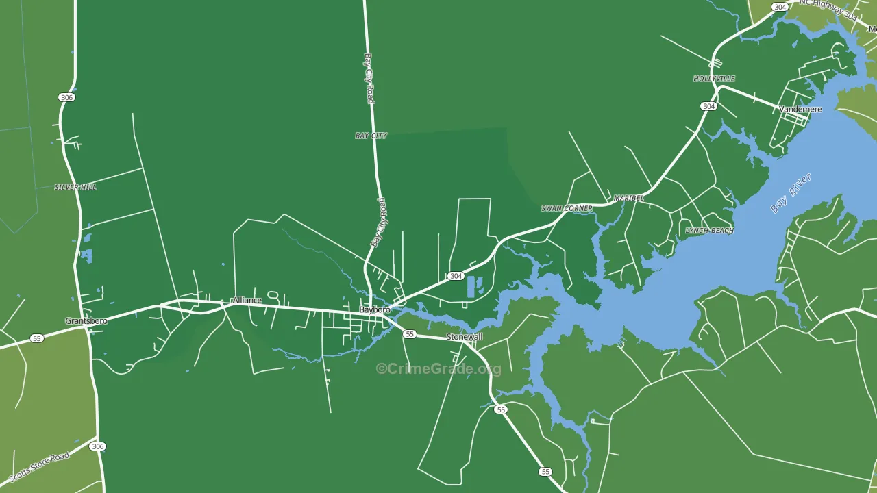 28515, NC Map of Vehicle Theft Rates