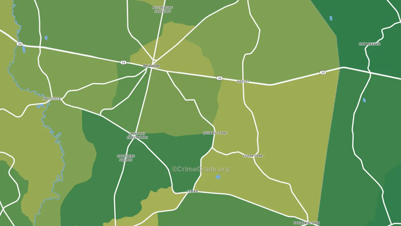 28518, NC Map of Vehicle Theft Rates