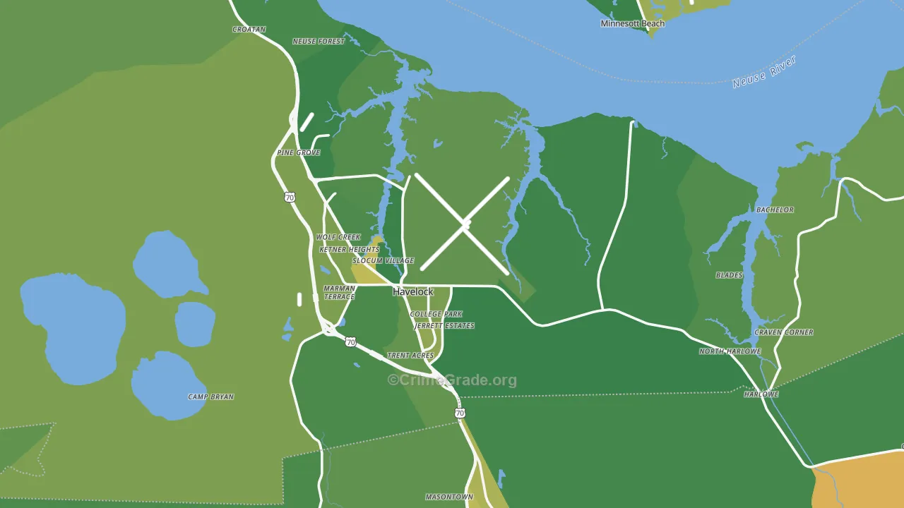 28532, NC Map of Vehicle Theft Rates