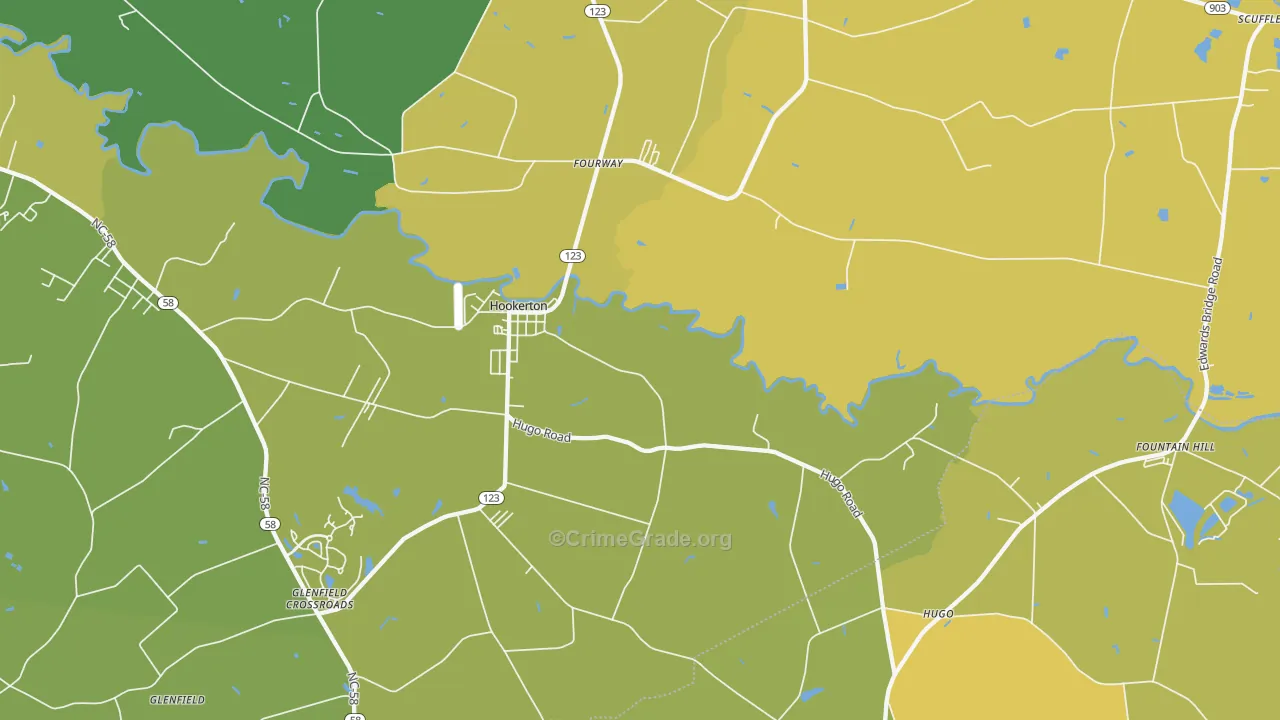 28538, NC Map of Vehicle Theft Rates