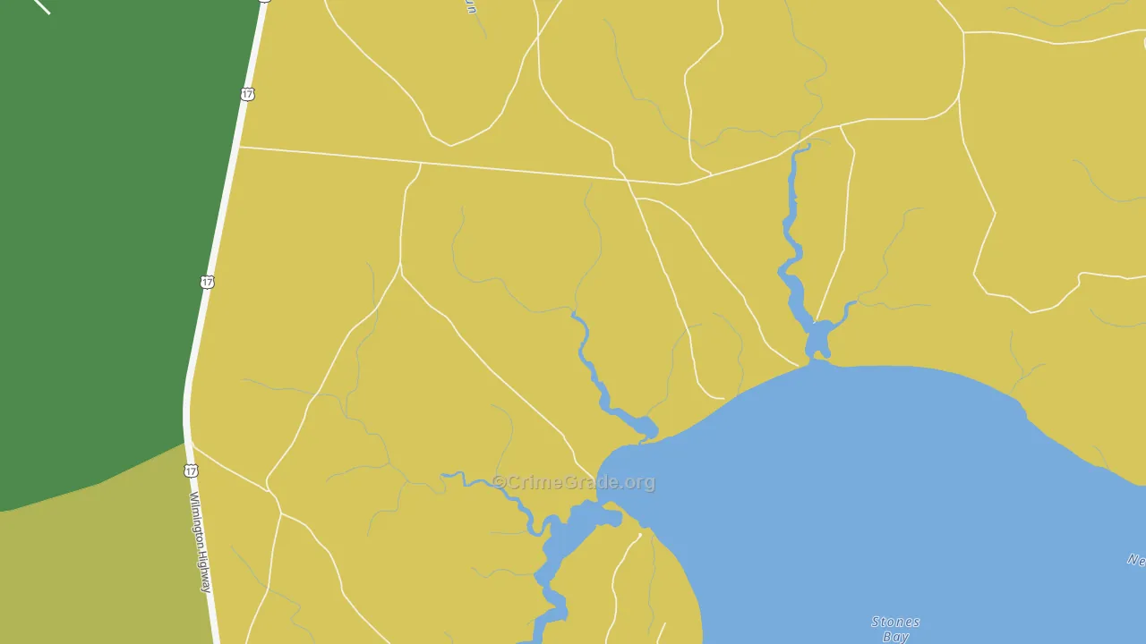 28542, NC Map of Vehicle Theft Rates