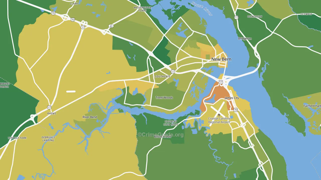 28562, NC Map of Vehicle Theft Rates