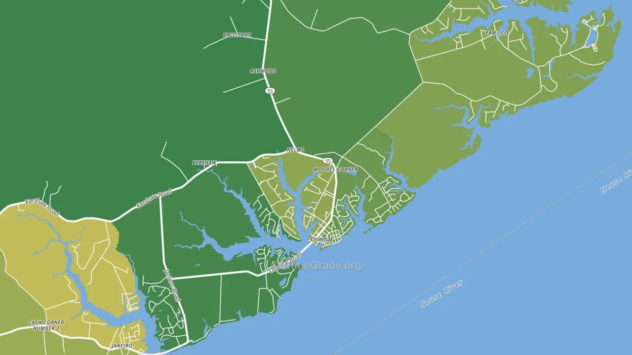 28571, NC Map of Vehicle Theft Rates