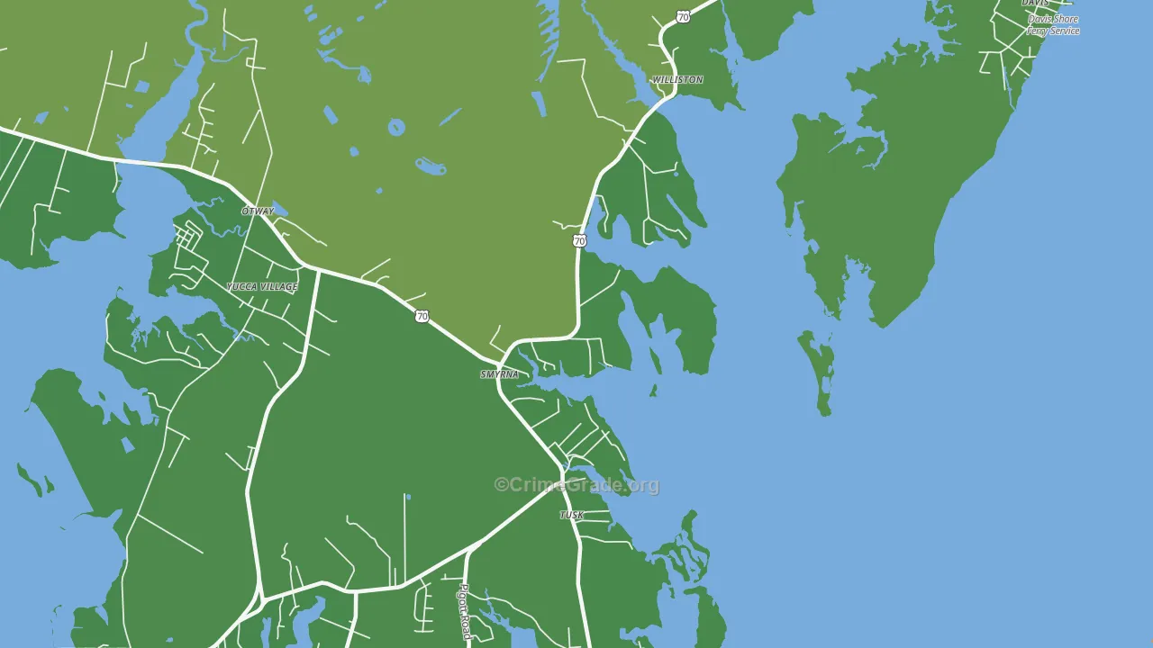 28579, NC Map of Vehicle Theft Rates