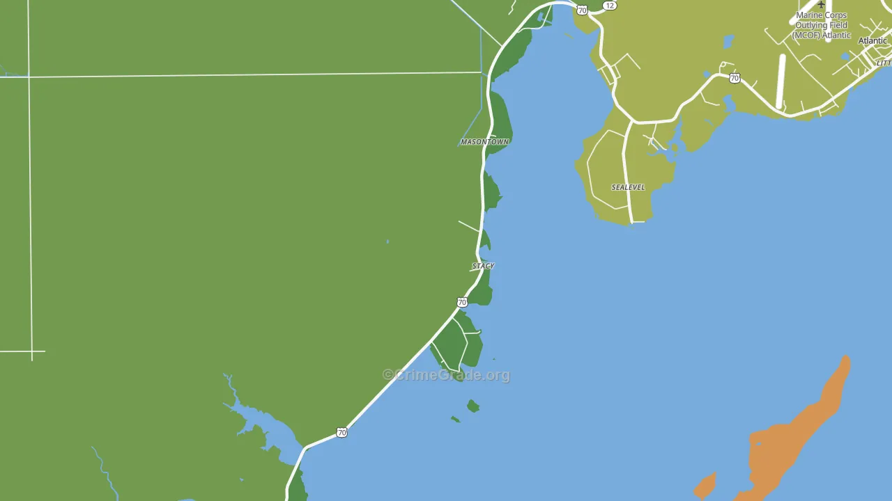28581, NC Map of Vehicle Theft Rates