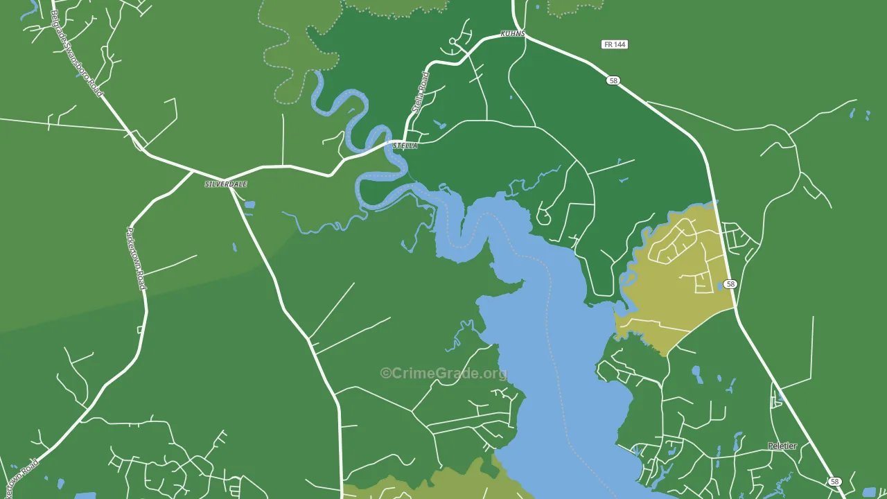 28582, NC Map of Vehicle Theft Rates