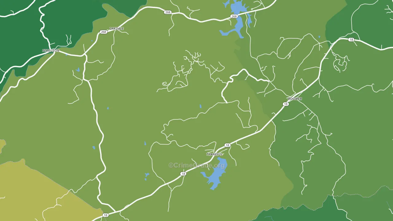 28606, NC Map of Vehicle Theft Rates