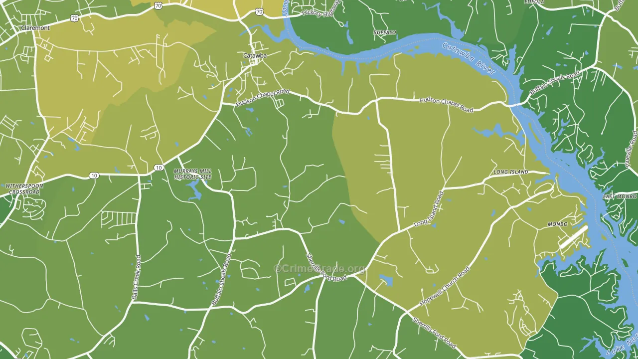 28609, NC Map of Vehicle Theft Rates