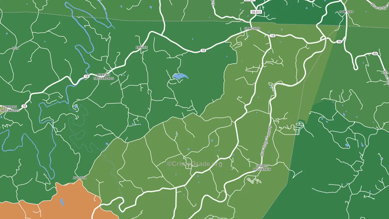 28623, NC Map of Vehicle Theft Rates
