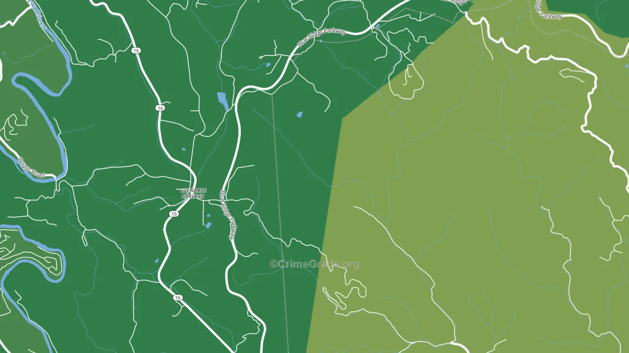 28629, NC Map of Vehicle Theft Rates