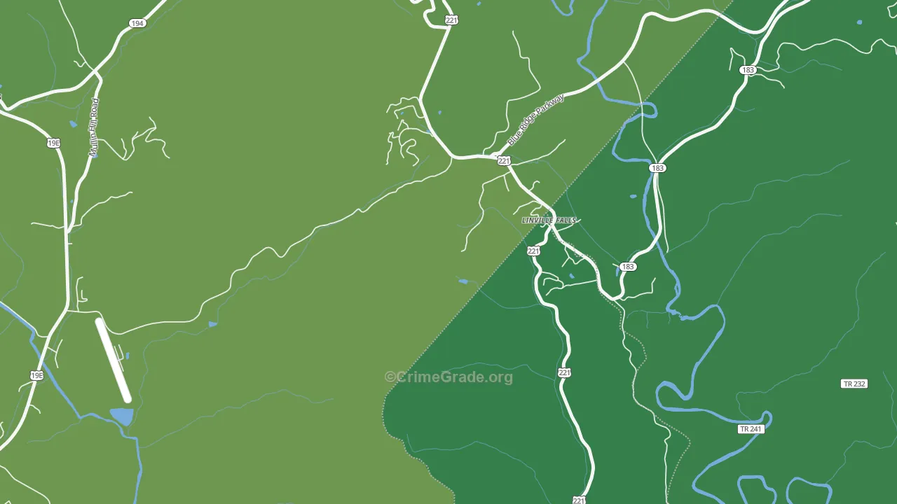 28647, NC Map of Vehicle Theft Rates